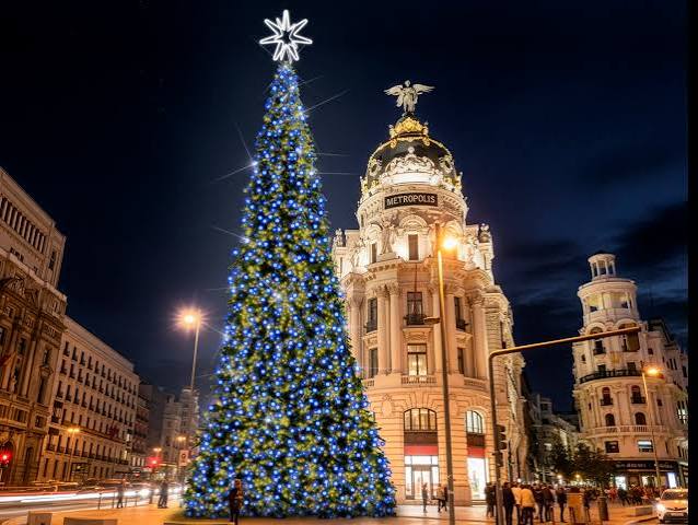 MADRID. LUCES  DE NAVIDAD. 20/12/2026